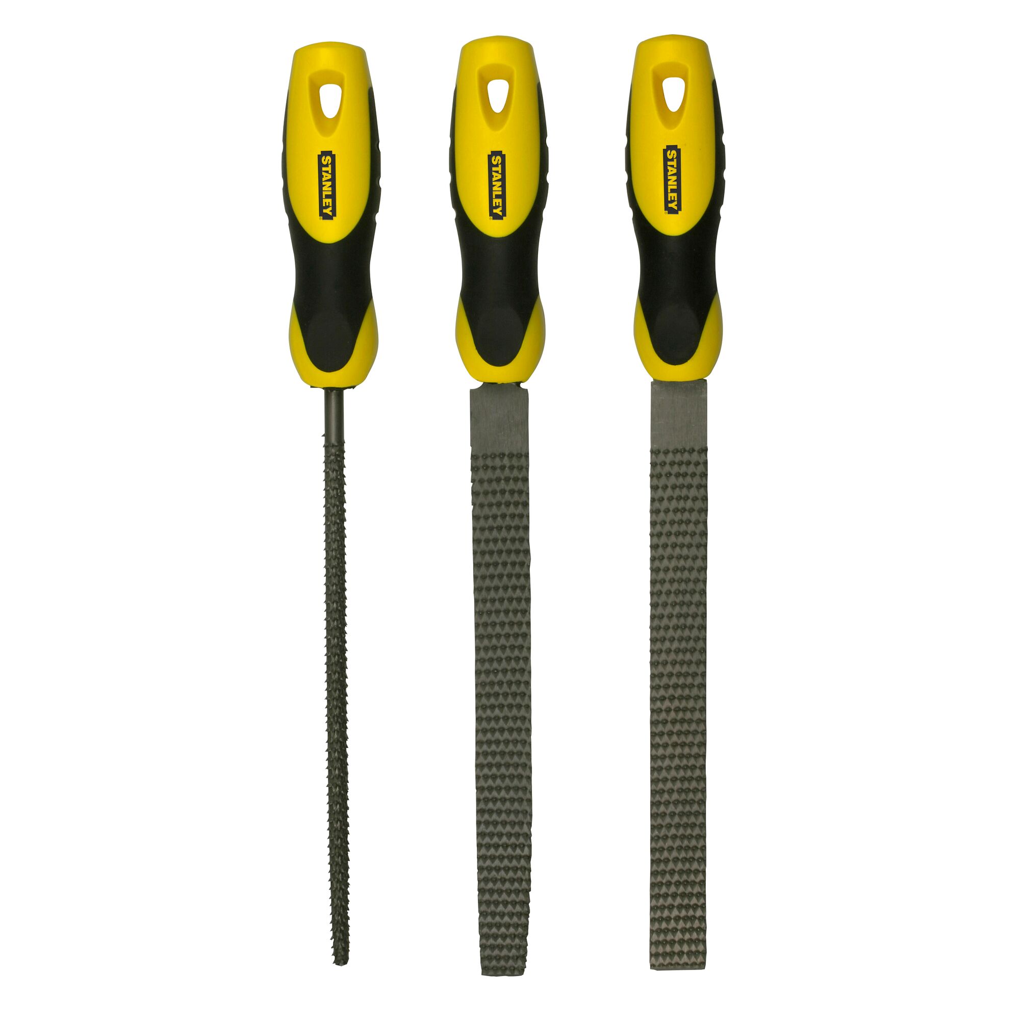STANLEY® 8 in. Bastard Cut Flat Rasp Set (3 pc.)