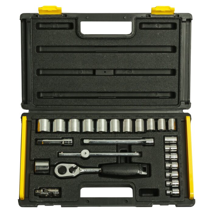24PC 3/8 SQ.DR. 6PT SOCKET SET MET