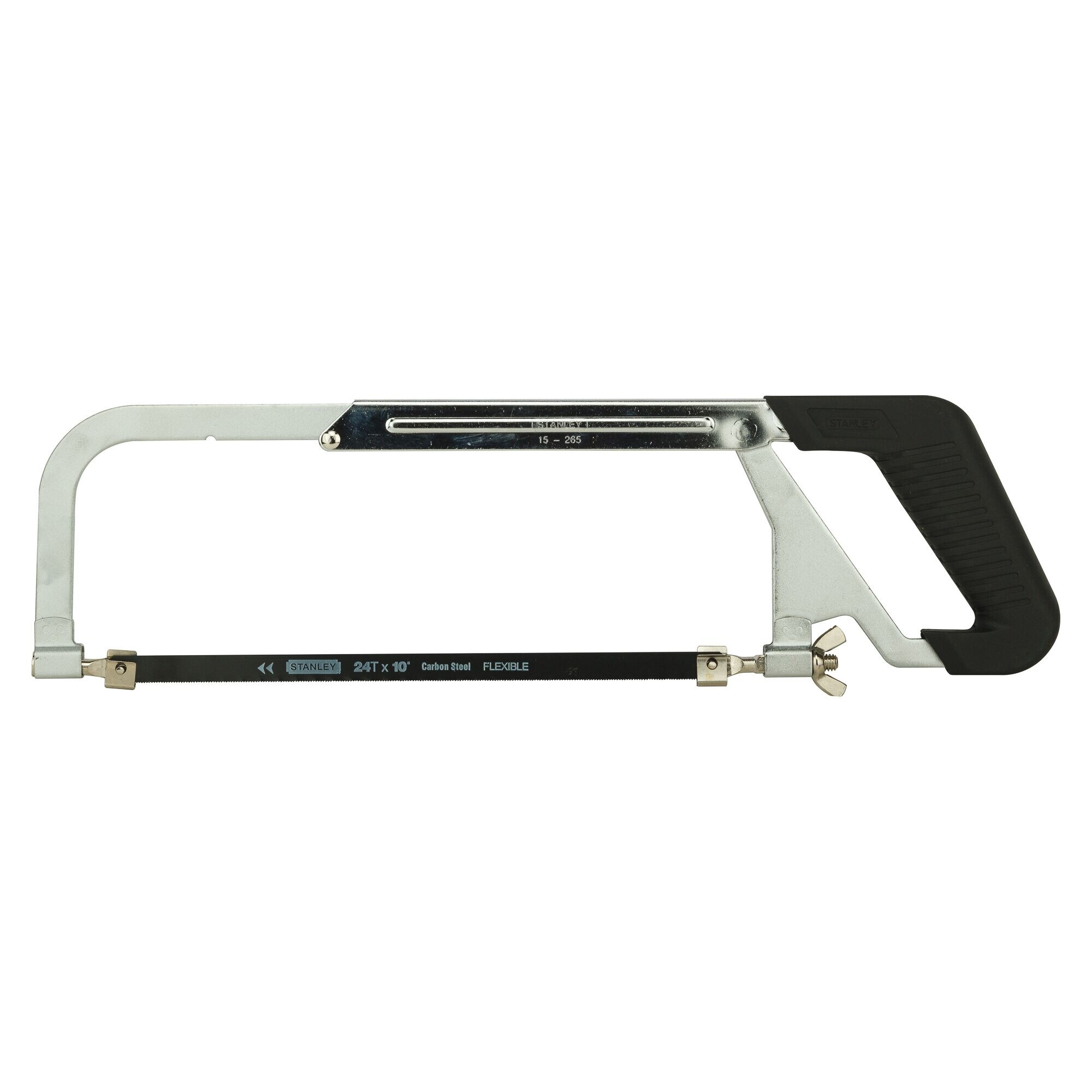 10 in. Rubber Grip Hacksaw With Adjustable Frame