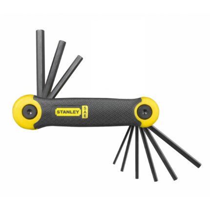 STANLEY® Hex Key SAE Folding Set of 9 pc.