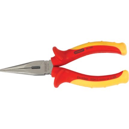 VDE LONG NOSE PLIERS 7" 180MM