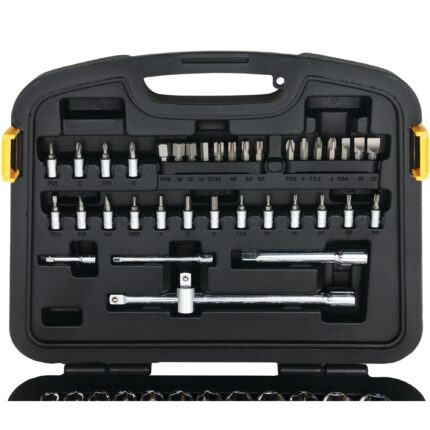 86PC 1/4 & 1/2 SQ.DR. SOCKET SET-6PT MET