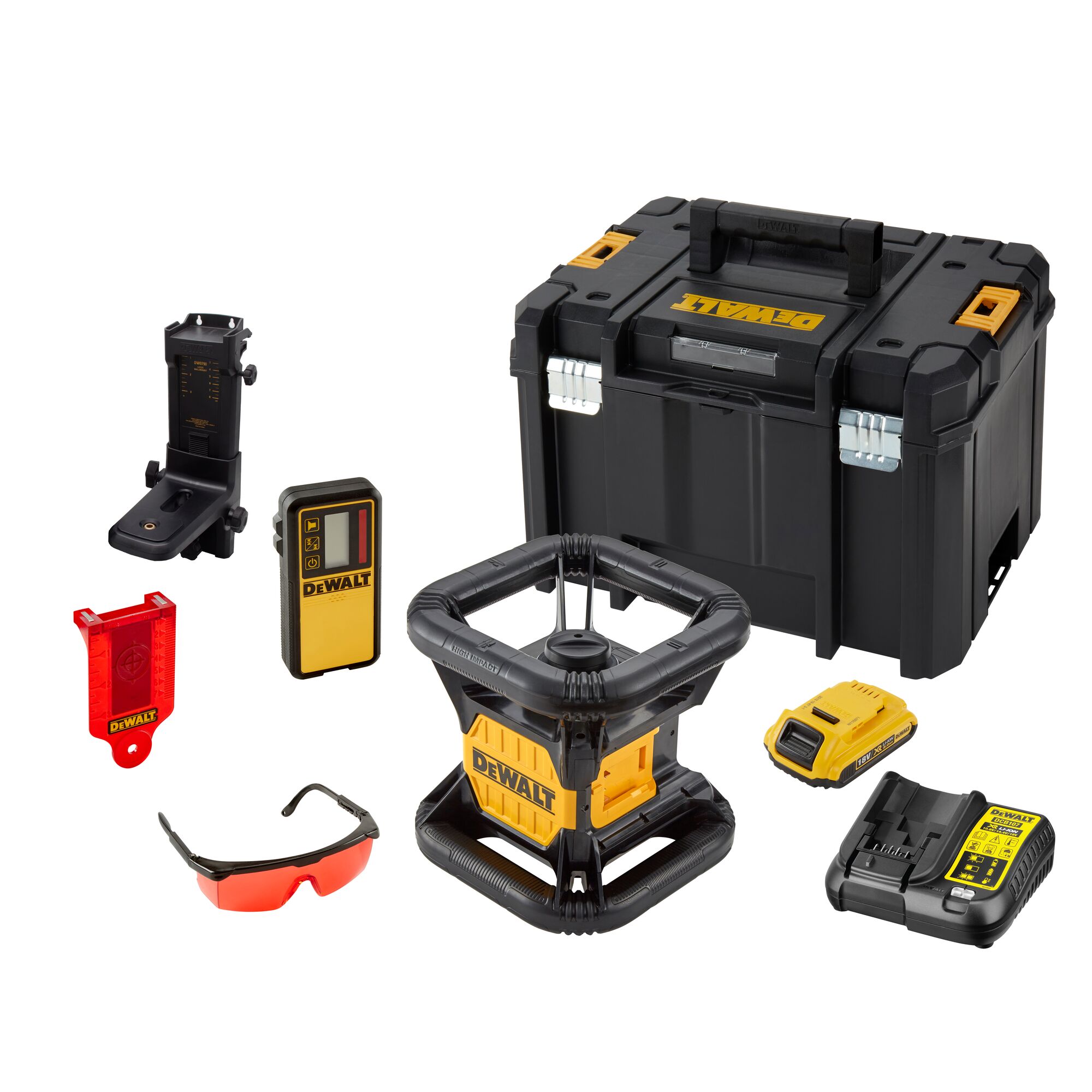 18V Red Rotary Laser with 1 X 2Ah battery