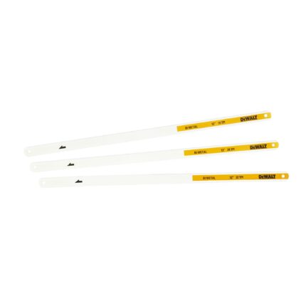 12 in. (300mm) Mixed Hacksaw Blades (3 Pk)