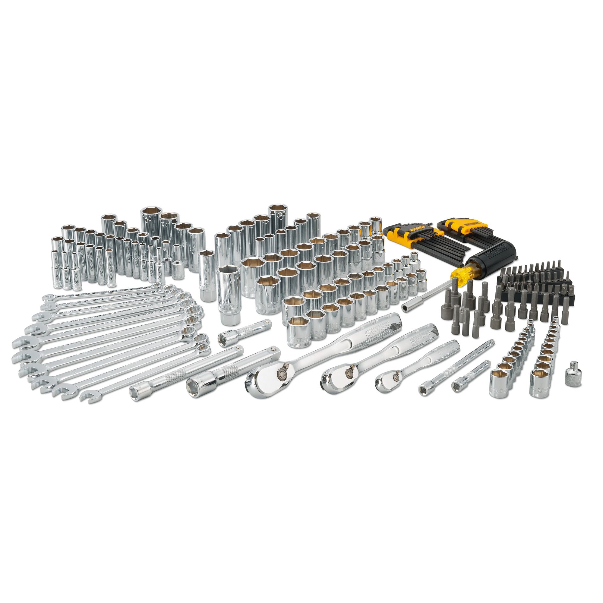 205 Piece Metric | Imperial 1/4" 3/8" 1/2" Mechanics Tool Set