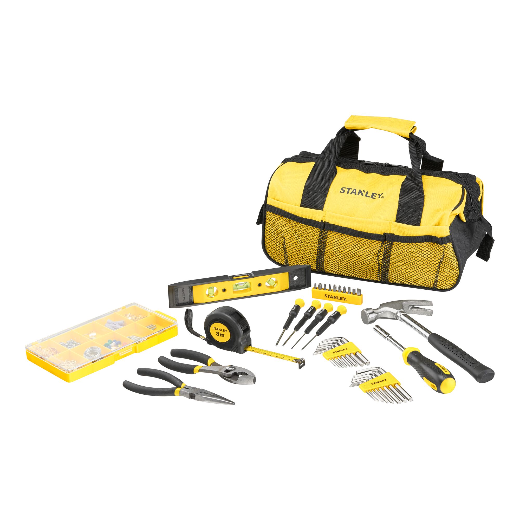 STANLEY® Mixed Tool Set with Storage Bag