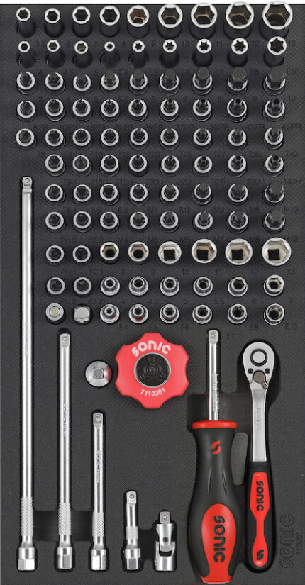 BIT SOCKET SET 1/4", 102-PCS - SMALL SFS