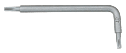 KEY WRENCH TX, EXTRA LONG T8