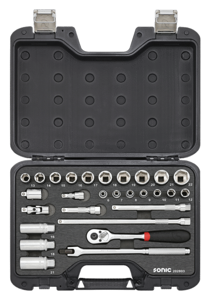 MCS SOCKET SET 3/8", 28-PCS