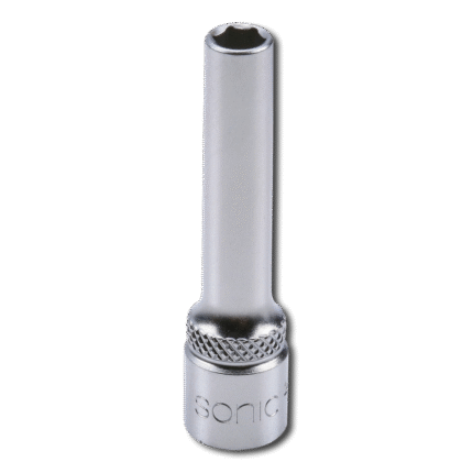 1/4" DRIVE METRIC FLANK SOCKET 6PT.
