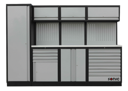 SONIC MSS 110" SETUP, 13 DRAWERS WITH STORAGE