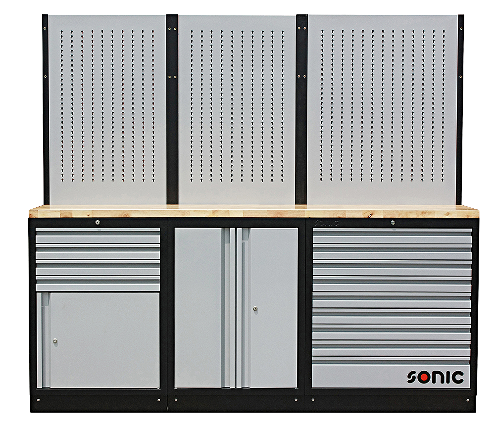 SONIC MSS 26"/34" SETUP WITH 13 DRAWERS WITH WOODEN TOP BLADE