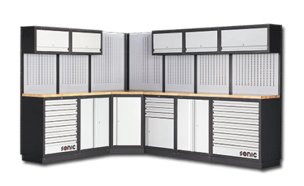 SONIC MSS 26"/34" SETUP WITH 22 DRAWERS WITH WOODEN TOP