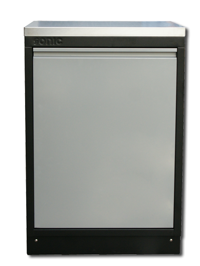 SONIC MSS 27" RECYCLE BIN WITH STAINLESS STEEL TOP BLADE