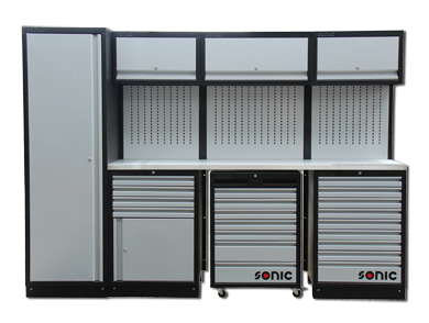 SONIC MSS 110" SETUP, 20 DRAWERS WITH PORTABLE CABINET