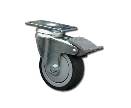 SWIVEL CASTER FOR SERVICE CART