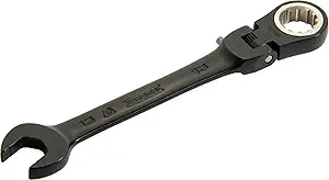 7/16 in. Black Chrome Locking Flex Head Reversible Combination Wrench