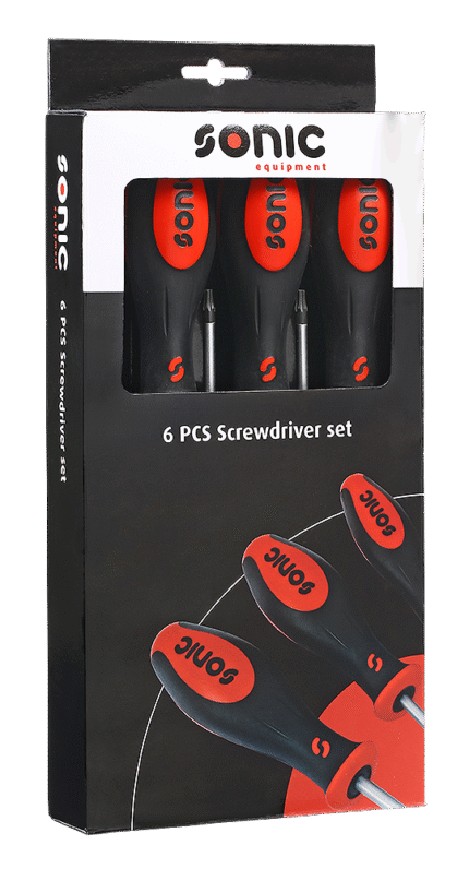 6 PCS. SCREWDRIVER SET TX IN COLOR BOX