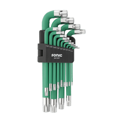 SAE STAR KEY SET WITH MAGNET 300MML, 13-PCS