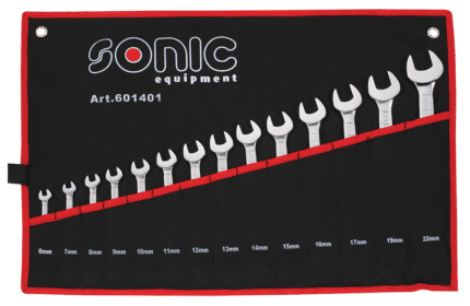COMBINATION WRENCH SET IN POUCH, 14 PCS.
