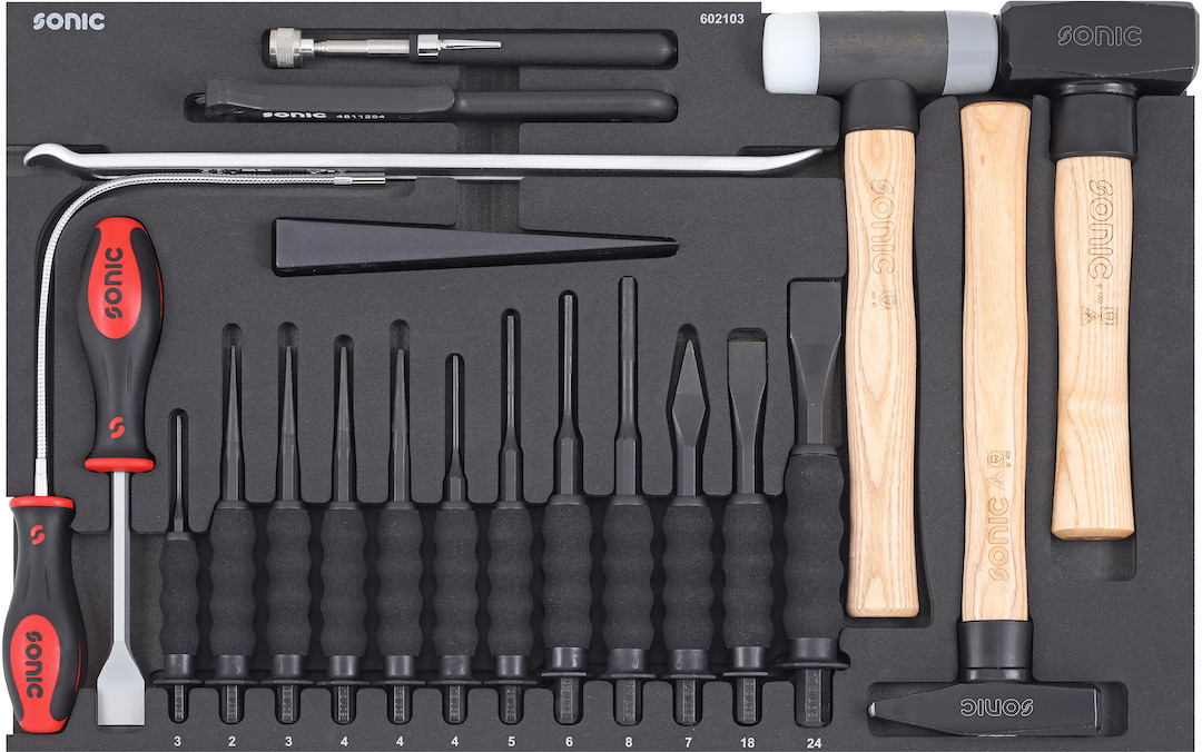 HAMMER & CHISEL SET, 16-PCS - MEDIUM SFS