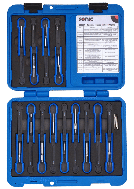 TERMINAL RELEASE TOOL SET 16 PCS.