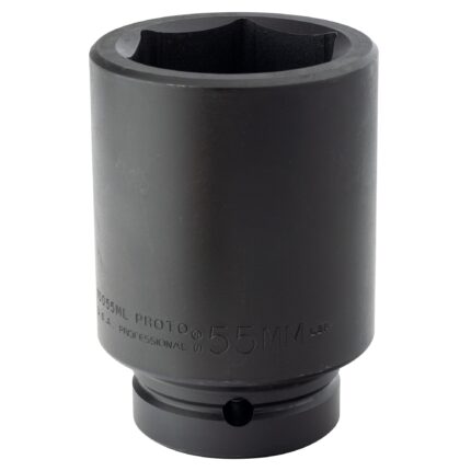 1 in. Drive 55mm 6-Point Deep Impact Socket