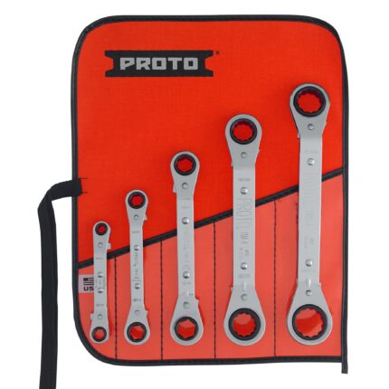6 & 12-Point Reversible Offset Ratchet Wrench Set (5 pc.)