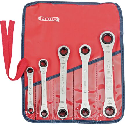 6 & 12-Point Metric Ratchet Wrench Set (5 pc.)