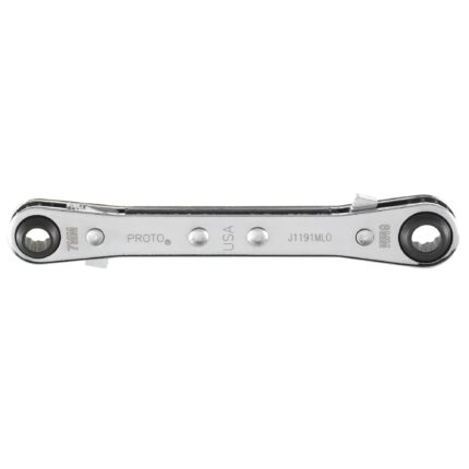 7mm x 8mm 12-Point Double Box Reversible Ratchet Wrench