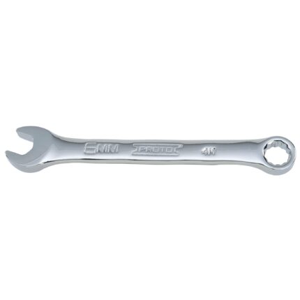 6mm 12-Point Full Polish Short Combination Wrench
