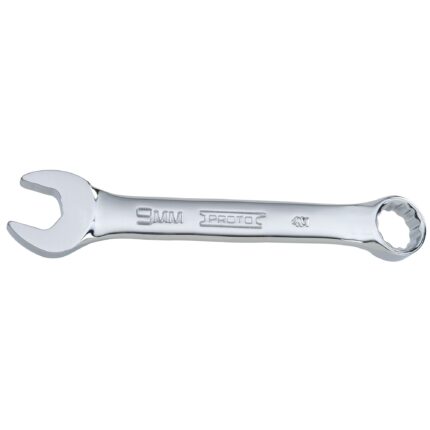 9mm 12-Point Full Polish Short Combination Wrench