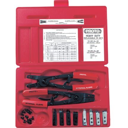 PROTO® Large Pliers Set With Replaceable Tips (18 pc.)