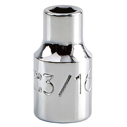 1/4 in. Drive 3/16 in. 6-Point Socket