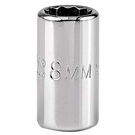 1/4 in. Drive 8mm 12-Point Socket