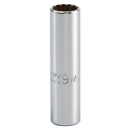 1/4 in. Drive 9mm 12-Point Deep Socket