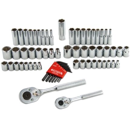 PROTO® 1/4 in. & 3/8 in. Drive 6 & 12-Point Socket Set (63 pc.)