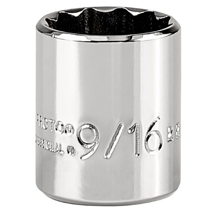 1/4 in. Drive 9/16 in. 12-Point Socket