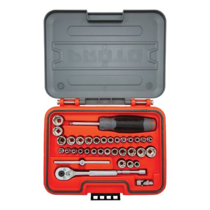 Advanced Storage 1/4 in. Drive SAE & MM 6-Point Set (36 pc.)