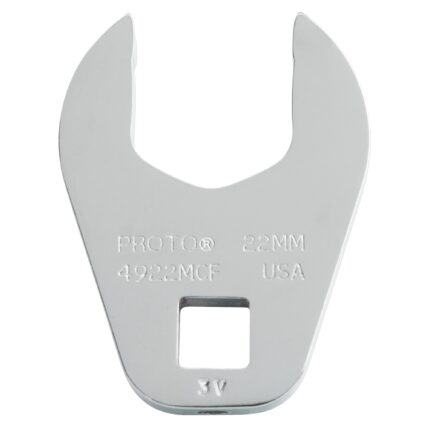 3/8 in. Drive 22mm Open End Crowfoot Wrench