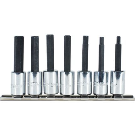 PROTO® 3/8 in. Drive Metric Hex Bit Set (7 pc.)