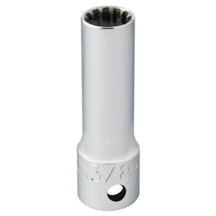 3/8 in. Drive 3/8 in. #12 Deep Spline Socket