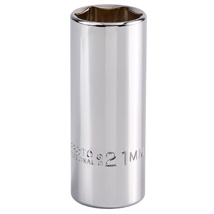 3/8 in. Drive 21mm 6-Point Deep Socket