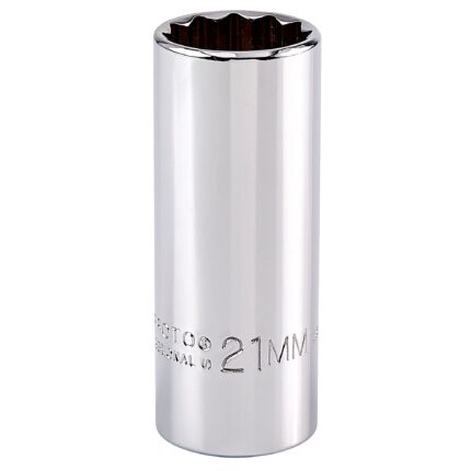 3/8 in. Drive 21mm 12-Point Deep Socket