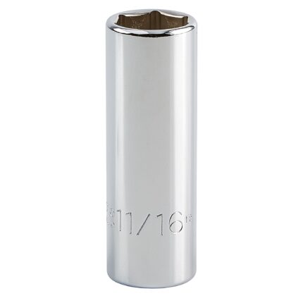 3/8 in. Drive 11/16 in. 6-Point Deep Socket