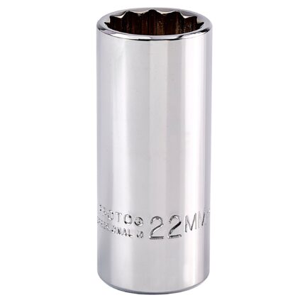 3/8 in. Drive 22mm 12-Point Deep Socket