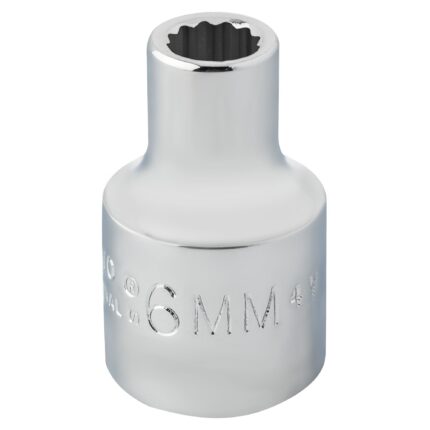 3/8 in. Drive 6mm 12-Point Tethered Socket