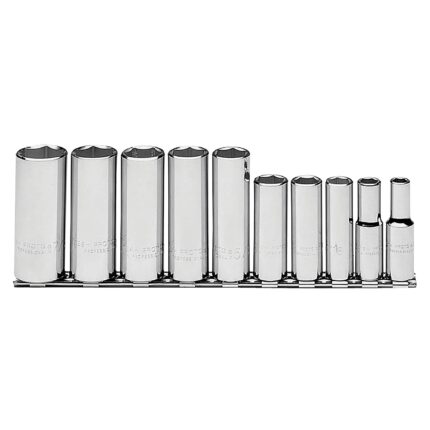 3/8 in. Drive 6-Point Deep Socket Set (10 pc.)
