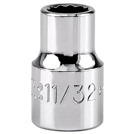 3/8 in. Drive 11/32 in. 12-Point Socket