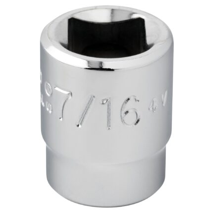3/8 in. Drive 7/16 in. 6-Point Super Short Socket